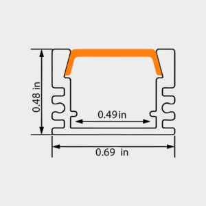 Aluminum LED Channel XT397 - Image 2