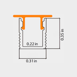 Aluminum LED Channel XT231B - Image 2