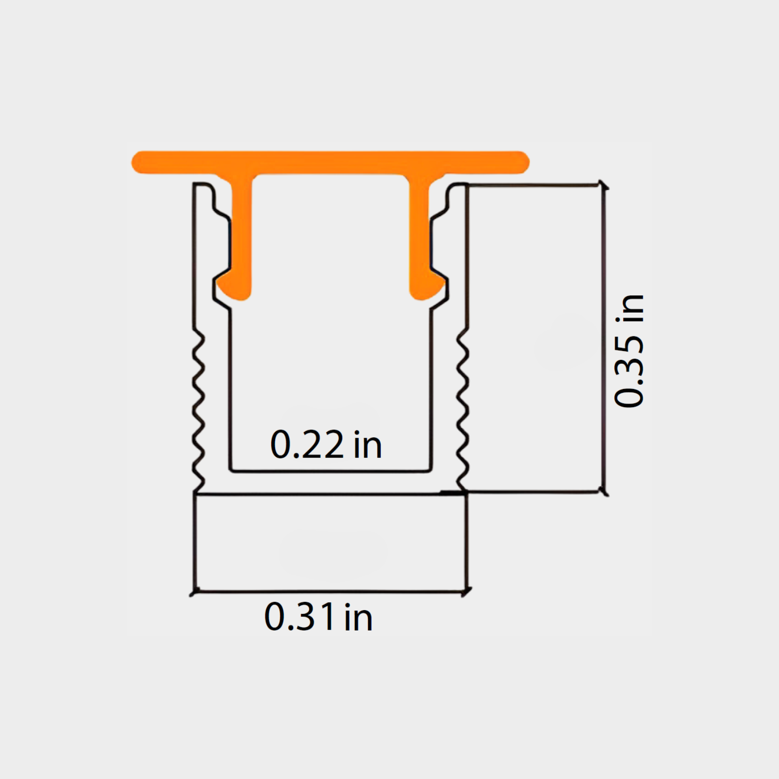 Aluminum LED Channel XT231B - Image 2