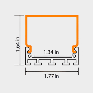 Aluminum LED Channel XT303S - Image 2