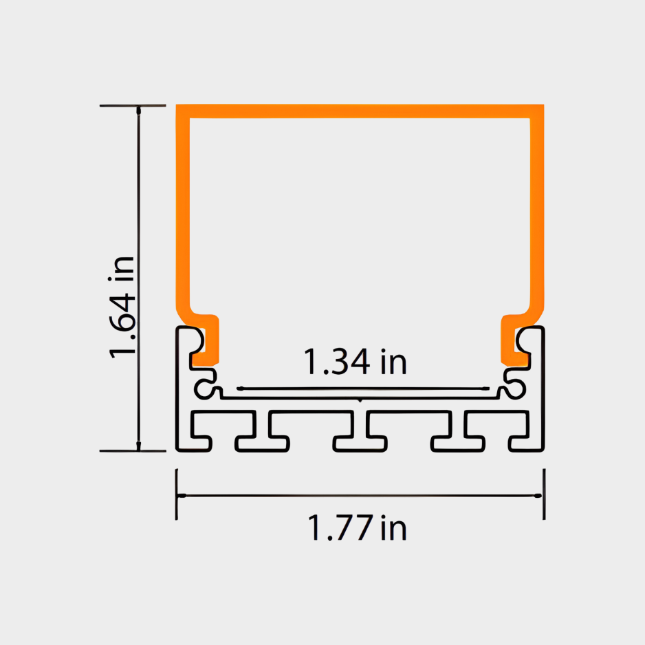 Aluminum LED Channel XT303S - Image 2