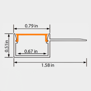 Aluminum LED Channel XT708 - Image 2