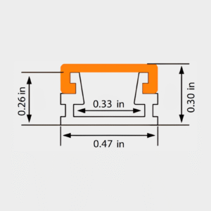 Aluminum LED Channel XT268 - Image 2
