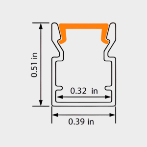 Aluminum LED Channel XT451 - Image 2