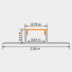Aluminum LED Channel XT710 - Image 2