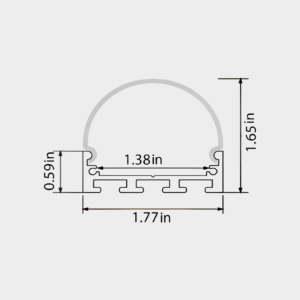 Aluminum LED Channel XT303R - Image 2
