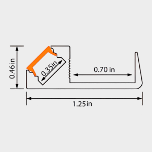 Aluminum LED Channel JP12 - Image 2
