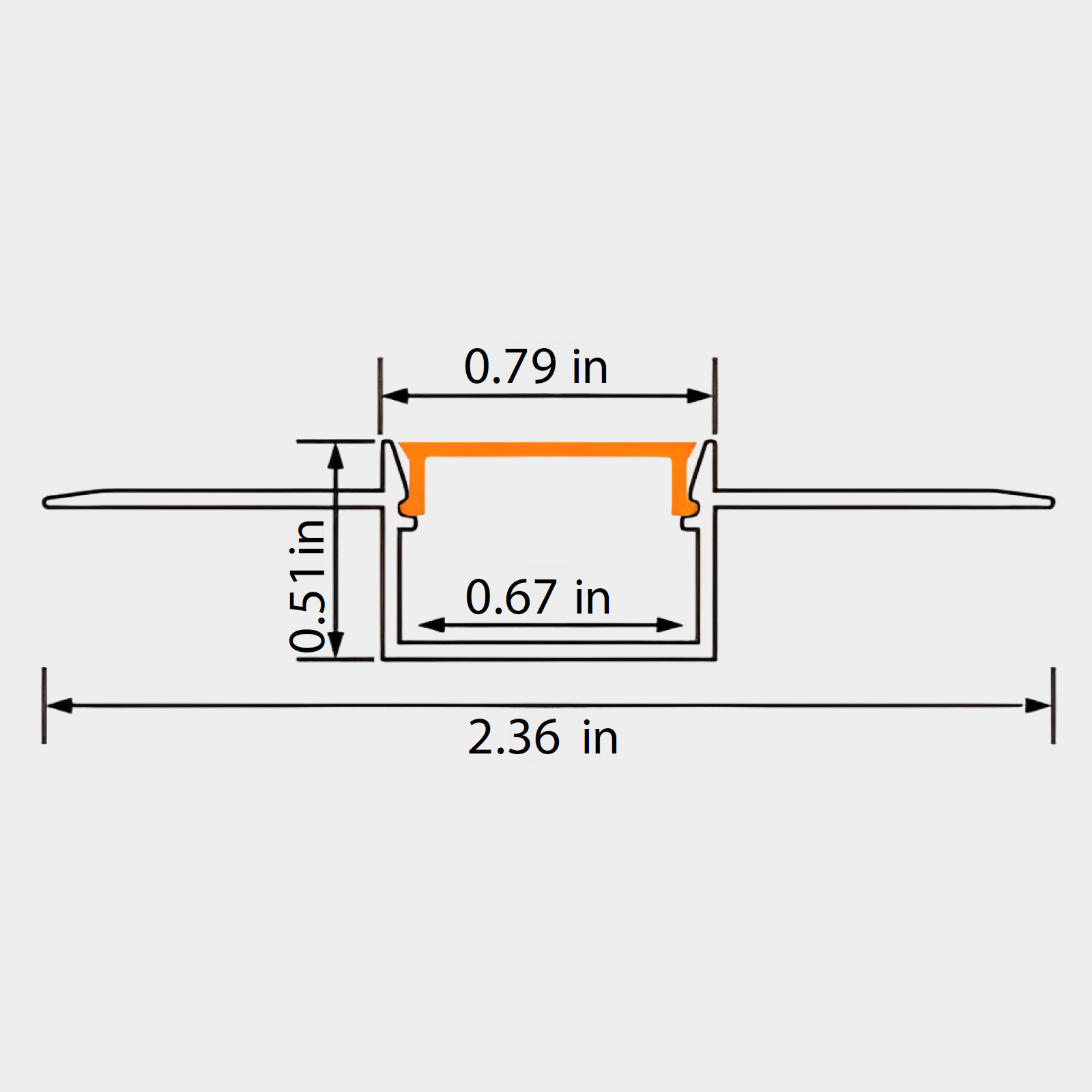 Aluminum LED Channel XT711 Curved - Image 2
